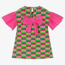 Load image into Gallery viewer, Agatha Ruiz de la Prada Girls Pink &amp; Green Cotton Heart Dress
