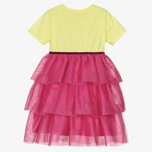 Load image into Gallery viewer, Agatha Ruiz de la Prada Girls Pink Ice Cream Cotton Tulle Dress
