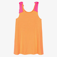 Load image into Gallery viewer, Billieblush Girls Orange Palm Tree Jersey Dress
