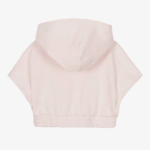 Billieblush Girls Pink Cotton Hooded Sweatshirt