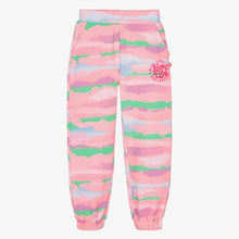 Load image into Gallery viewer, Billieblush Girls Pink Cotton Jersey Joggers
