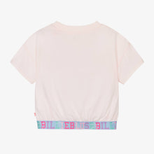 Load image into Gallery viewer, Billieblush Girls Pink Cotton T-Shirt
