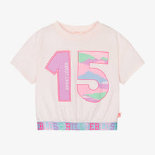 Load image into Gallery viewer, Billieblush Girls Pink Cotton T-Shirt

