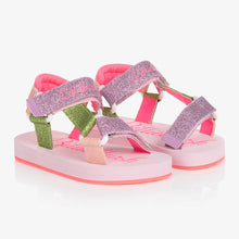 Load image into Gallery viewer, Billieblush Girls Pink Glitter Sandals

