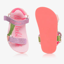 Load image into Gallery viewer, Billieblush Girls Pink Glitter Sandals
