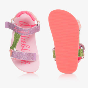Billieblush Girls Pink Glitter Sandals