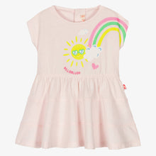 Load image into Gallery viewer, Billieblush Girls Pink Glitter Sun Cotton Dress
