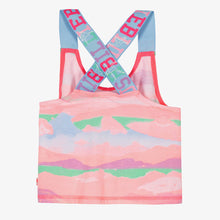 Load image into Gallery viewer, Billieblush Girls Pink Jersey Logo Strap Top

