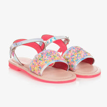 Load image into Gallery viewer, Billieblush Girls Pink Multicoloured Sequin Sandals
