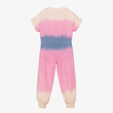 Load image into Gallery viewer, Billieblush Girls Pink Ombr Cotton Jumpsuit
