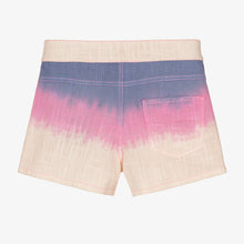 Load image into Gallery viewer, Billieblush Girls Pink Ombr Cotton Shorts
