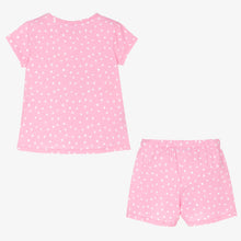 Load image into Gallery viewer, Boboli Girls Pink Cotton Polka Dot Short Pyjamas
