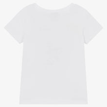 Load image into Gallery viewer, Boboli Girls White Cotton Astronaut T-Shirt
