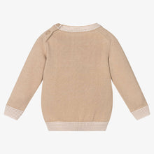 Load image into Gallery viewer, Dr. Kid Boys Beige Cotton Knitted Sweater
