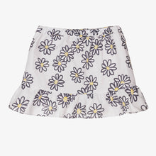 Load image into Gallery viewer, Dr. Kid Girls White &amp; Blue Floral Cotton Skirt
