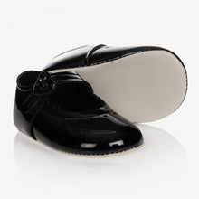 Load image into Gallery viewer, Early Days Black Patent Pre-Walker Shoes
