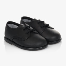 Load image into Gallery viewer, Early Days Boys Black First Walker Shoes
