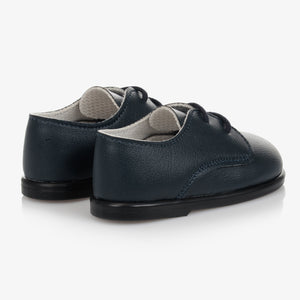 Early Days Boys Blue First Walker Shoes