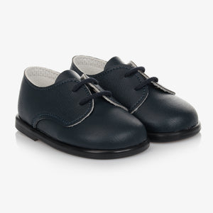 Early Days Boys Blue First Walker Shoes