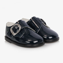 Load image into Gallery viewer, Early Days Boys Navy Blue First Walkers
