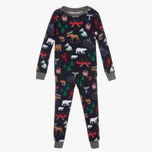 Load image into Gallery viewer, Little Blue House by Hatley Boys Navy Blue Animals Pyjamas
