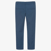 Load image into Gallery viewer, iDO Junior Boys Blue Jacquard Trousers
