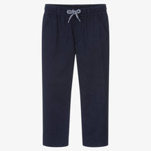 Load image into Gallery viewer, iDO Baby Boys Blue Linen Trousers
