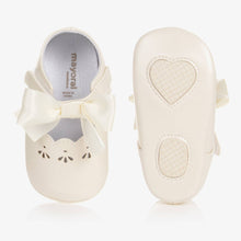 Load image into Gallery viewer, Mayoral Baby Girls Ivory Pre-Walker Shoes
