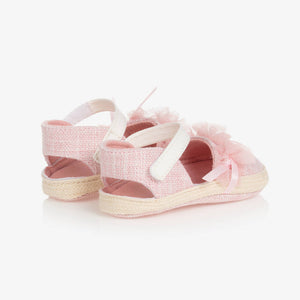 Mayoral Baby Girls Pink Pre-Walker Espadrilles