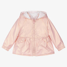 Load image into Gallery viewer, Mayoral Newborn Baby Girls Pink &amp; White Reversible Coat
