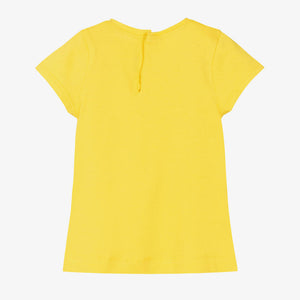 Mayoral Baby Girls Yellow Bunny Cotton T-Shirt
