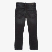 Load image into Gallery viewer, Mayoral Boys Black Slim Fit Jeans
