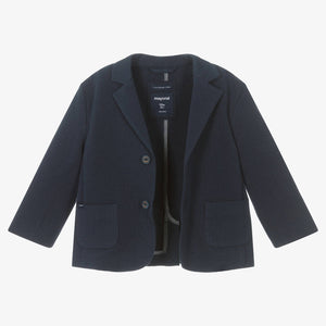 Mayoral Boys Blue Cotton Jersey Blazer