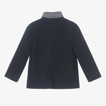 Load image into Gallery viewer, Mayoral Boys Blue Cotton Jersey Blazer
