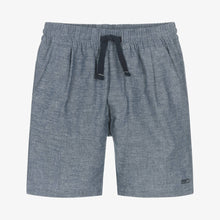 Load image into Gallery viewer, Mayoral Boys Blue Cotton &amp; Linen Shorts
