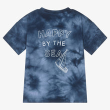 Load image into Gallery viewer, Mayoral Boys Blue Cotton Tie-Dye T-Shirt
