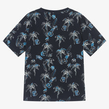 Load image into Gallery viewer, Mayoral Boys Blue Cotton Tropical T-Shirt
