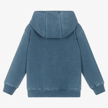 Load image into Gallery viewer, Mayoral Boys Blue Zip-Up Hooded Top
