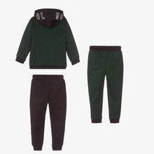 Load image into Gallery viewer, Mayoral Boys Green &amp; Blue Tracksuit Set
