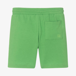 Mayoral Boys Green Jersey Shorts
