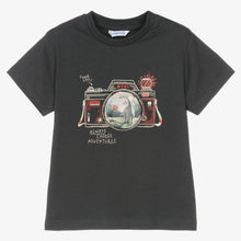 Load image into Gallery viewer, Mayoral Boys Grey Cotton Camera T-Shirt
