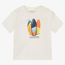 Load image into Gallery viewer, Mayoral Boys Ivory Cotton T-Shirt
