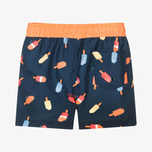 Load image into Gallery viewer, Mayoral Boys Navy Blue Ice Lolly Swim Shorts
