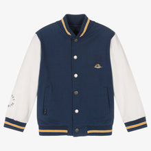 Load image into Gallery viewer, Mayoral Boys Navy Blue Varsity Jacket
