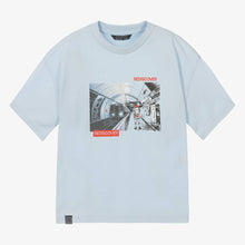 Load image into Gallery viewer, Mayoral Nukutavake Boys Pale Blue Cotton T-Shirt
