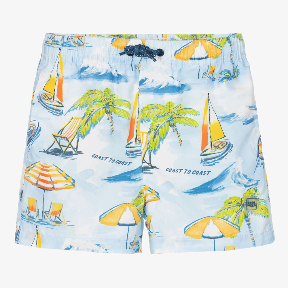 Mayoral Boys Pale Blue Swim Shorts