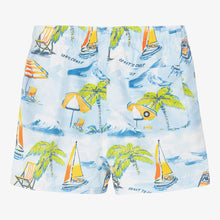 Load image into Gallery viewer, Mayoral Boys Pale Blue Swim Shorts

