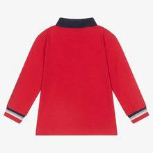 Load image into Gallery viewer, Mayoral Boys Red Cotton Rugby Shirt
