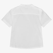 Load image into Gallery viewer, Mayoral Boys White Cotton &amp; Linen Shirt
