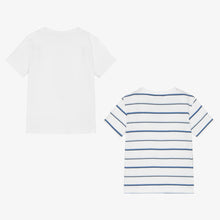 Load image into Gallery viewer, Mayoral Boys White Cotton T-Shirts (2 Pack)
